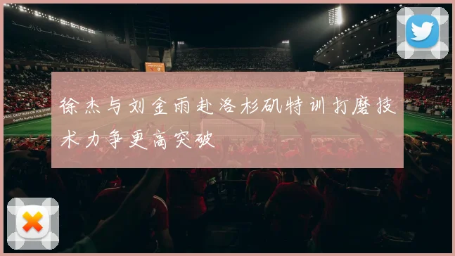 徐杰与刘金雨赴洛杉矶特训打磨技术力争更高突破